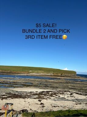 &5 sale… Bundle 2 get a third from the show for free. Please see time change